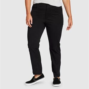 Eddie Bauer WW CURVY TRAVEL PANT BLACK Size 24W